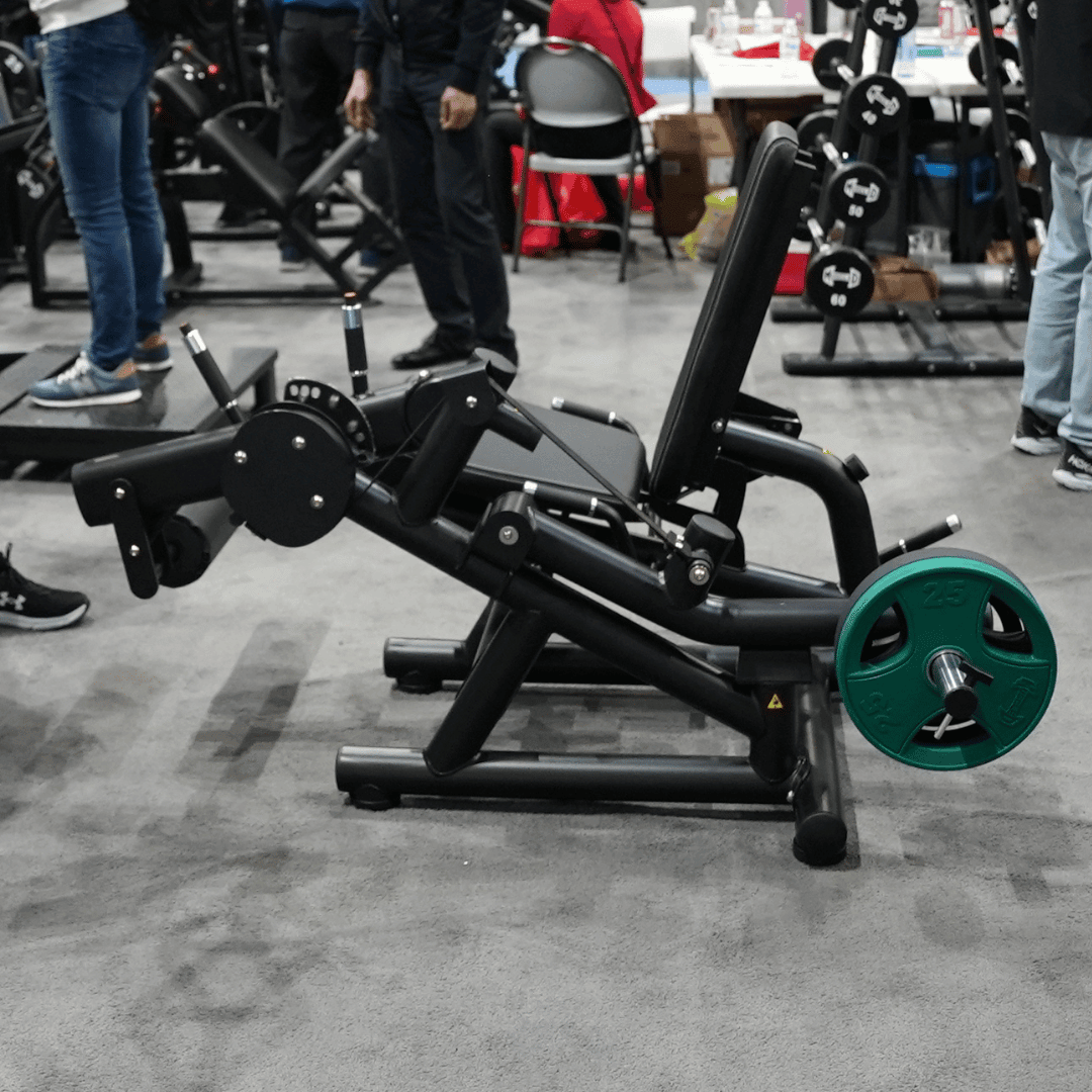 Pro Strength Leg Extension / Prone Leg Curl Combo - Muscle D Fitness - Plate Loaded Quad & Hamstring Machine