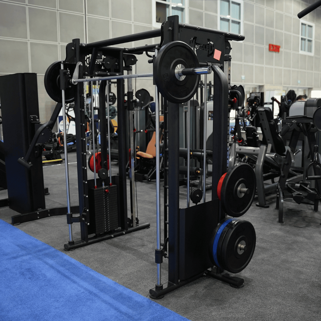 Muscle D Fitness Dual Adjustable Pulley Smith Combo — view 7