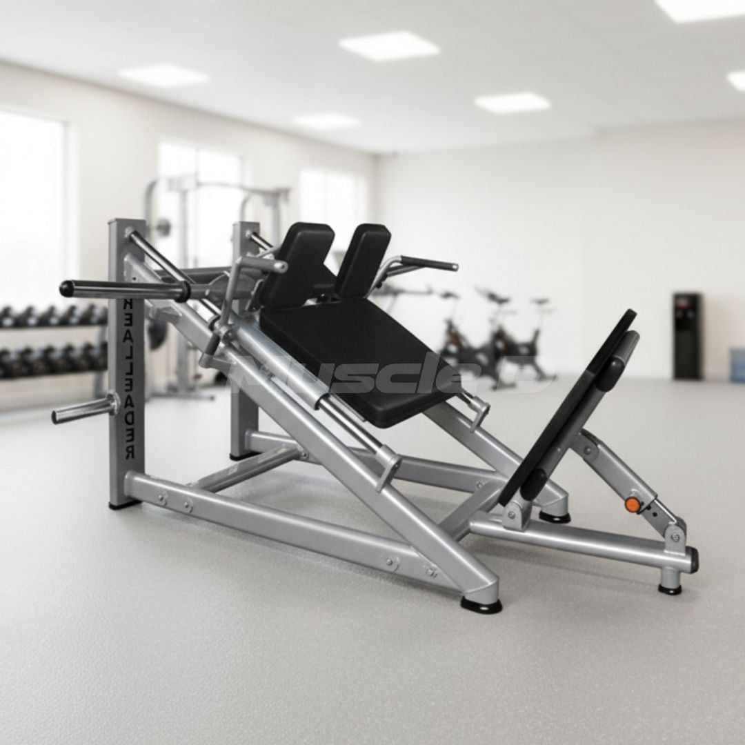 Muscle D Fitness 30-Degree Linear Hack Squat Machine