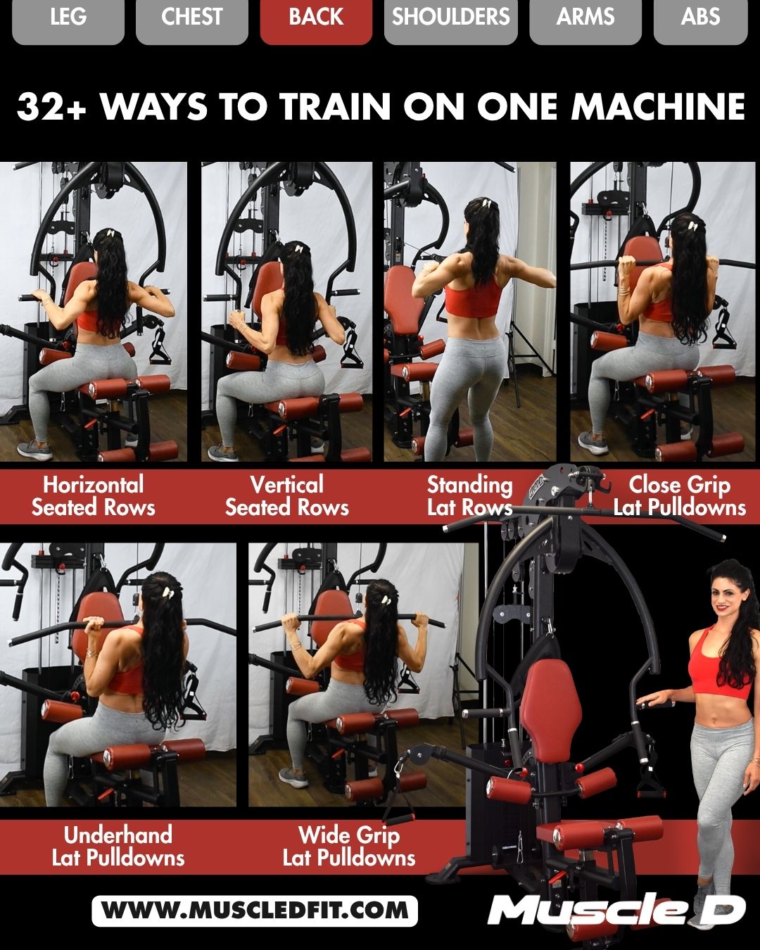 Muscle D Fitness Compact Single-Stack Multi-Gym — view 12