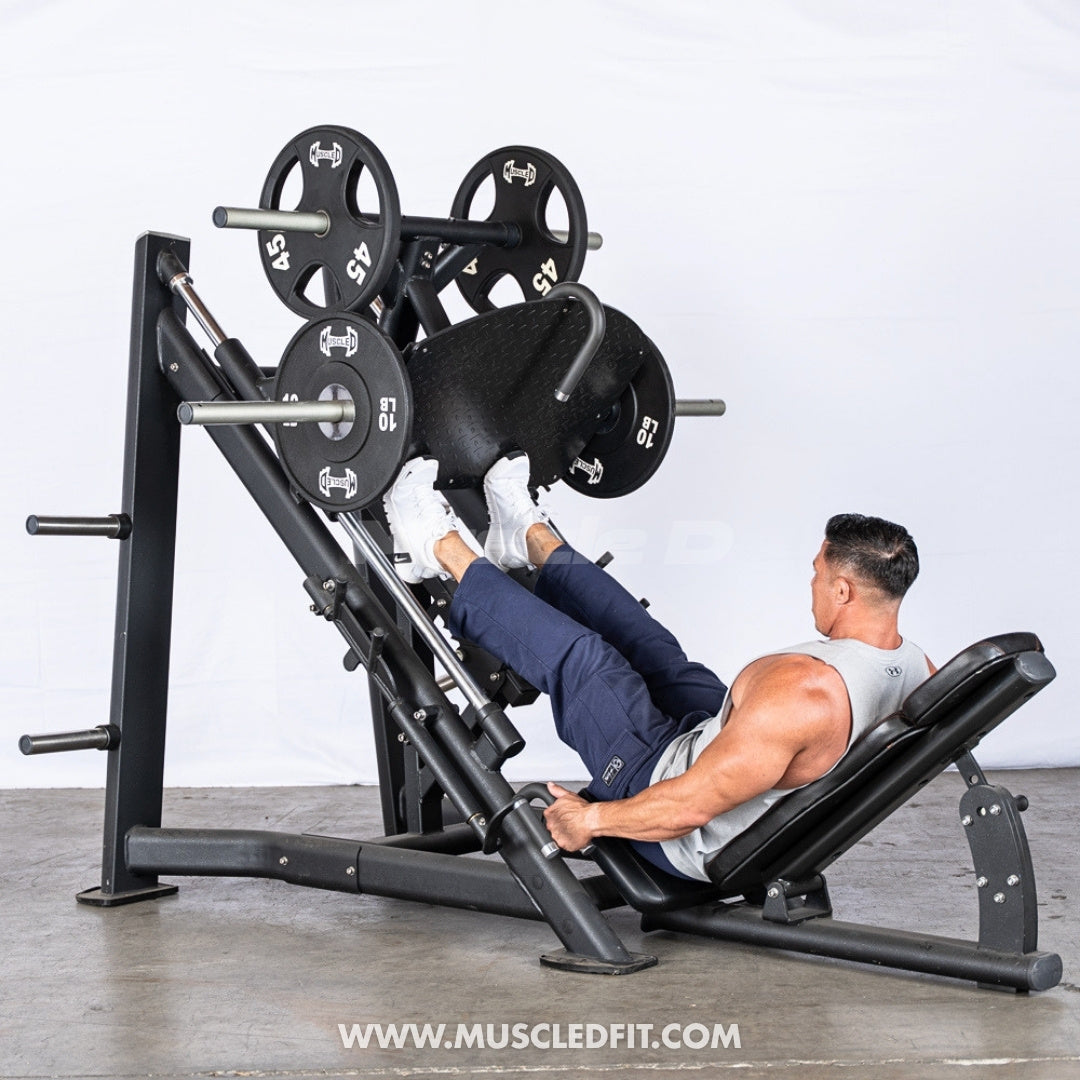 Muscle D Fitness 45 Degree Linear Leg Press Machine — view 3