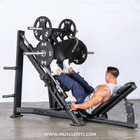 Muscle D Fitness 45 Degree Linear Leg Press Machine — view 3