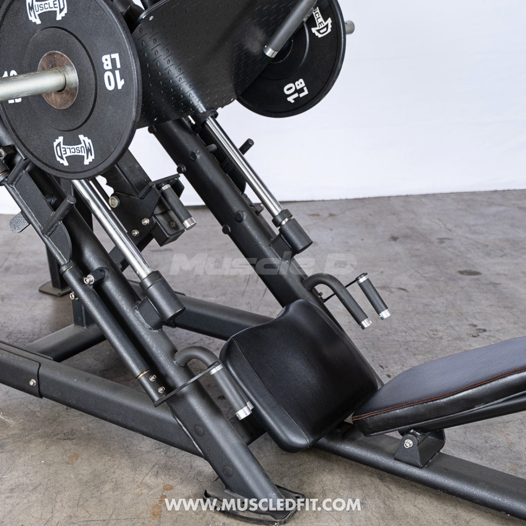 45 Degree Linear Leg Press Machine - Muscle D Fitness - Adjustable Angle Back Pad