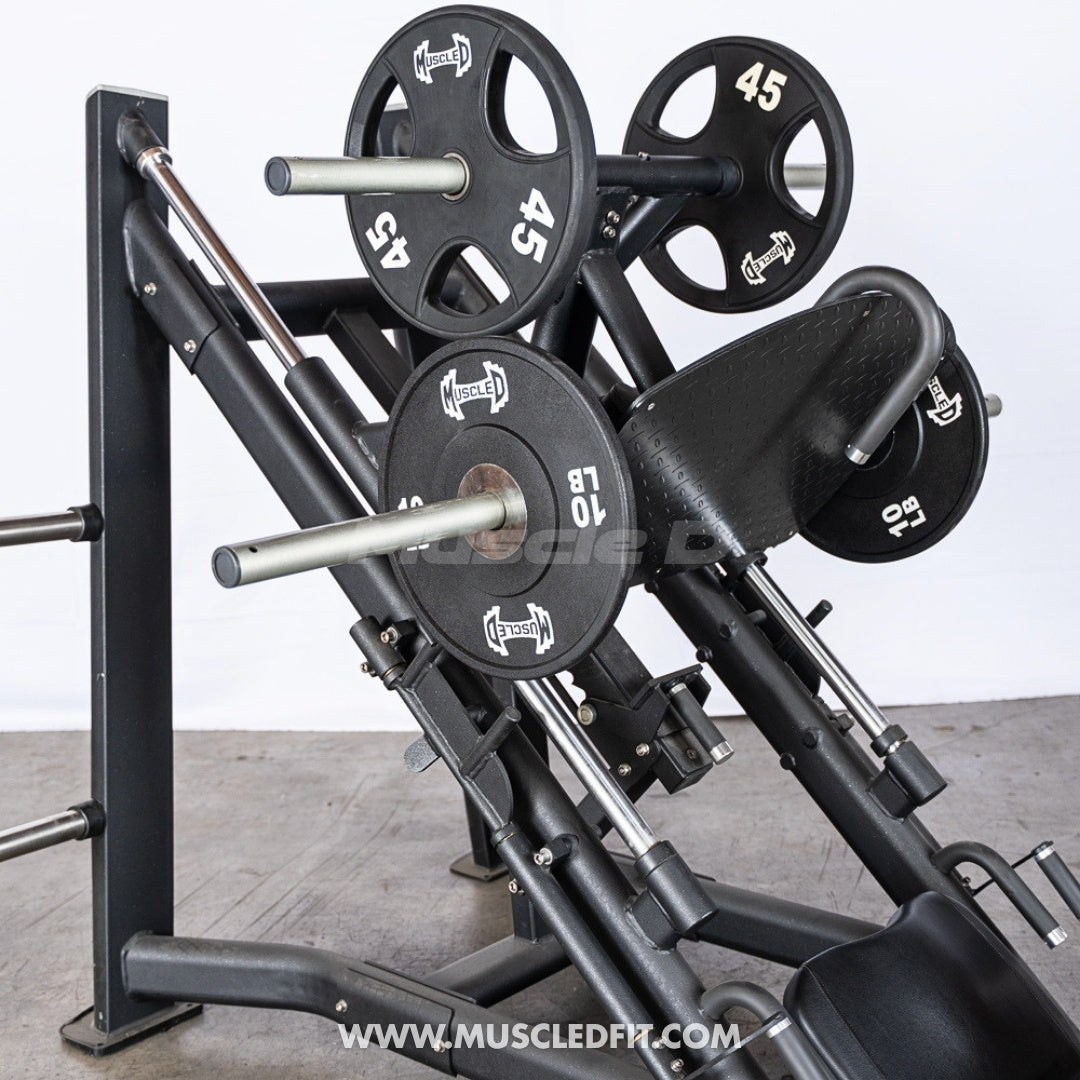 45 Degree Linear Leg Press Machine - Muscle D Fitness - Adjustable Angle Back Pad
