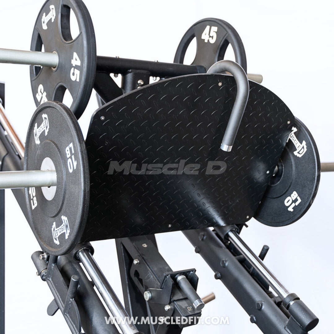 45 Degree Linear Leg Press Machine - Muscle D Fitness - Adjustable Angle Back Pad