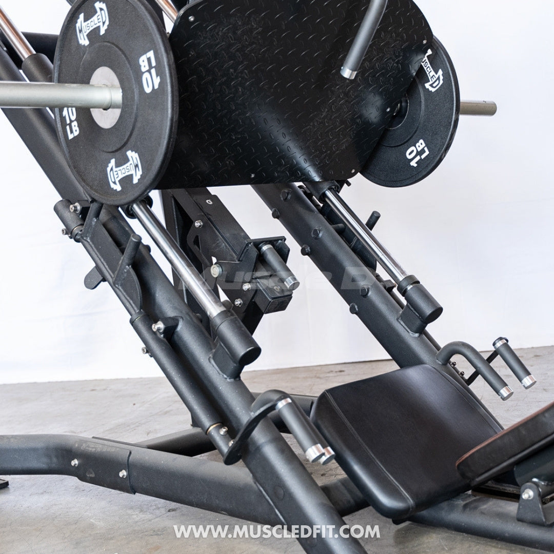 45 Degree Linear Leg Press Machine - Muscle D Fitness - Adjustable Angle Back Pad