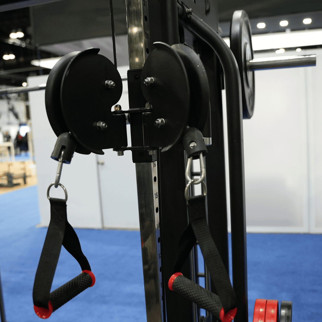 Muscle D Fitness Dual Adjustable Pulley Smith Combo — view 6