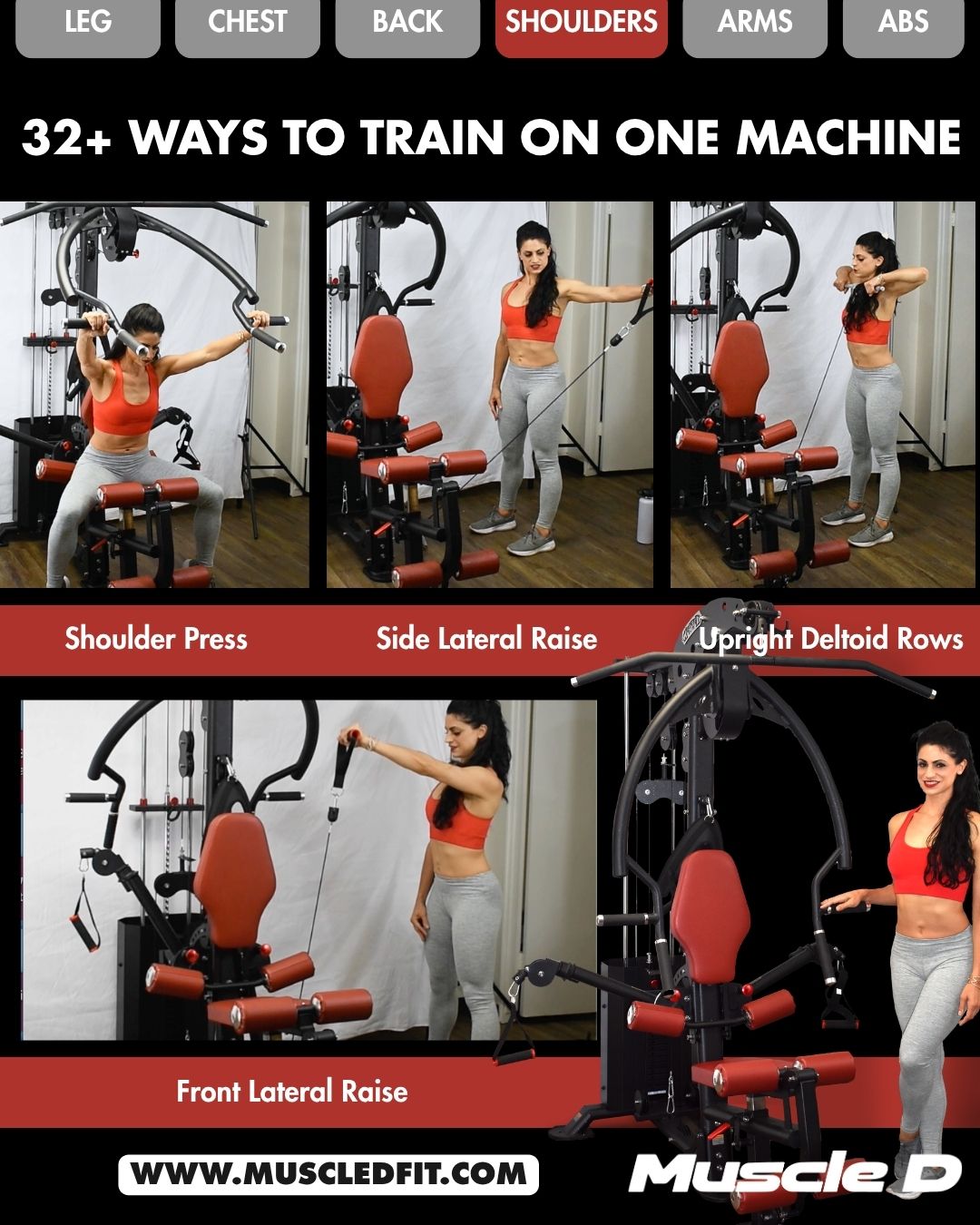Muscle D Fitness Compact Single-Stack Multi-Gym — view 13