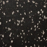 Rubber Gym Flooring - Black with Gray Fleck - Muscle D Fitness - 6m & 8mm Thickness
