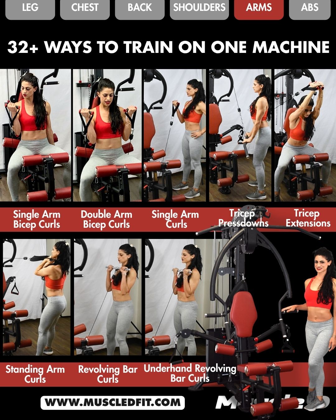 Muscle D Fitness Compact Single-Stack Multi-Gym — view 14