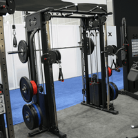 Muscle D Fitness Dual Adjustable Pulley Smith Combo — view 3