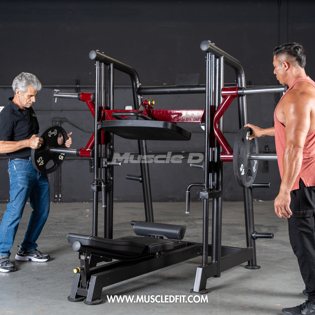 Power Leverage V2 Vertical Leg Press by Muscle D Fitness | Commercial Gym