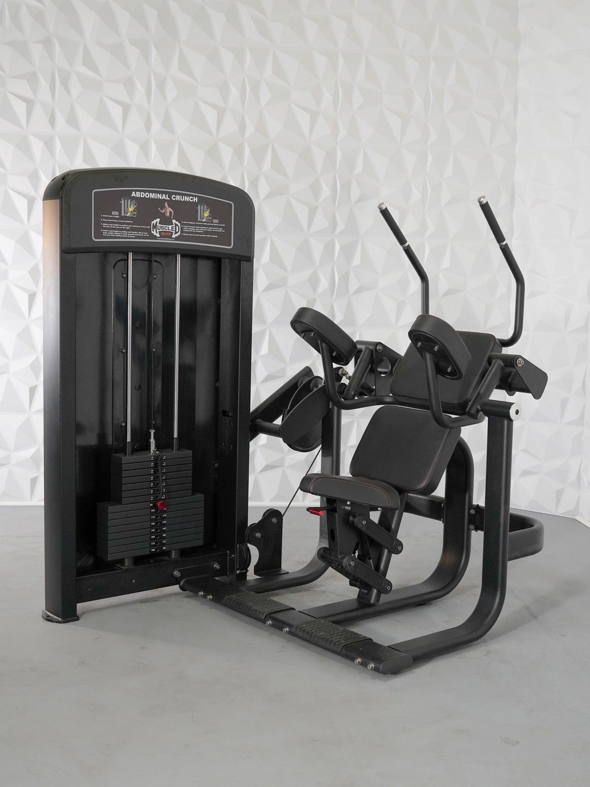Muscle D Fitness Elite Selectorized Ab Crunch Machine — view 2