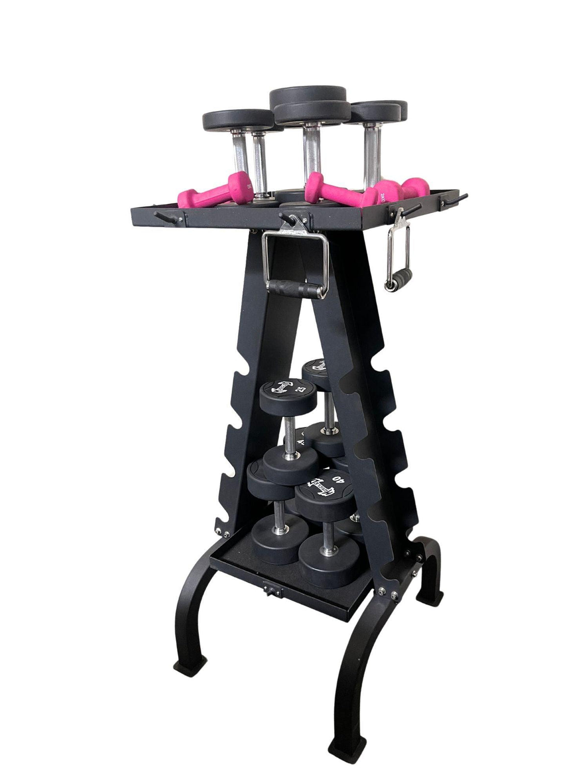 Muscle D Fitness Accessory Rack — view 8