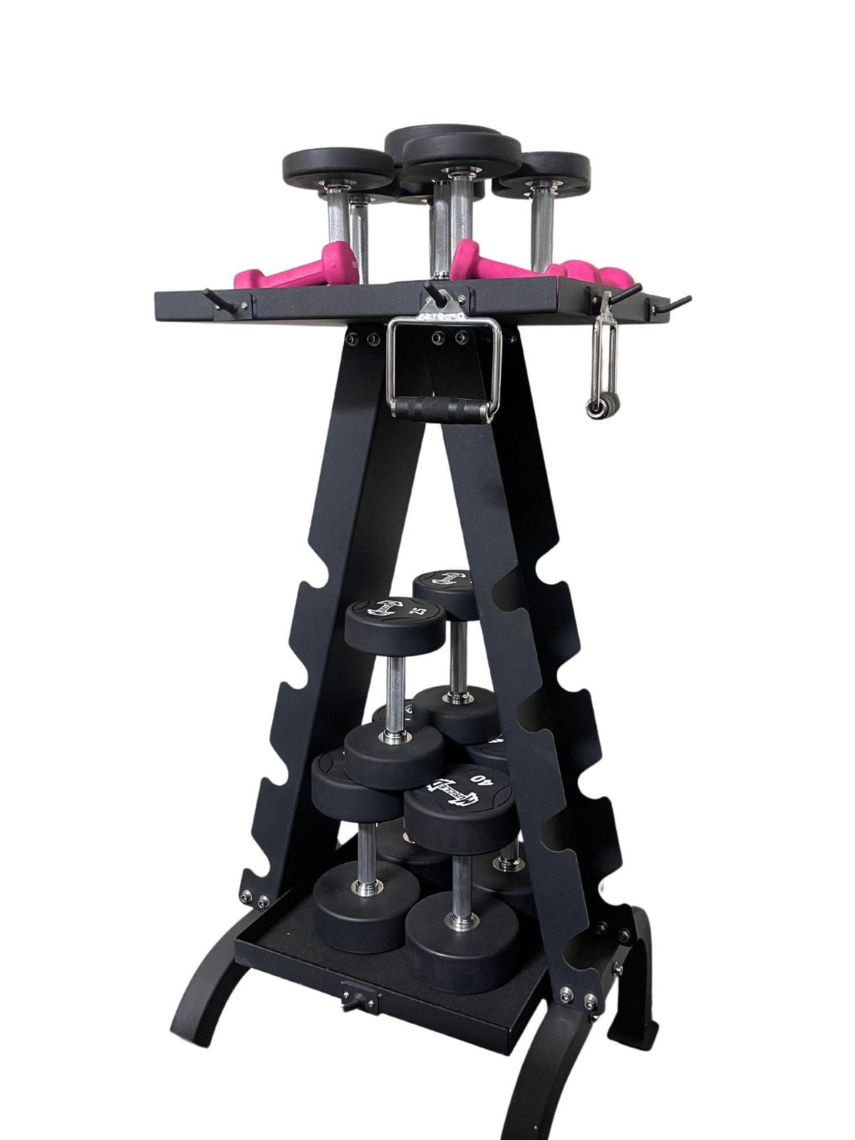 Muscle D Fitness Accessory Rack — view 9