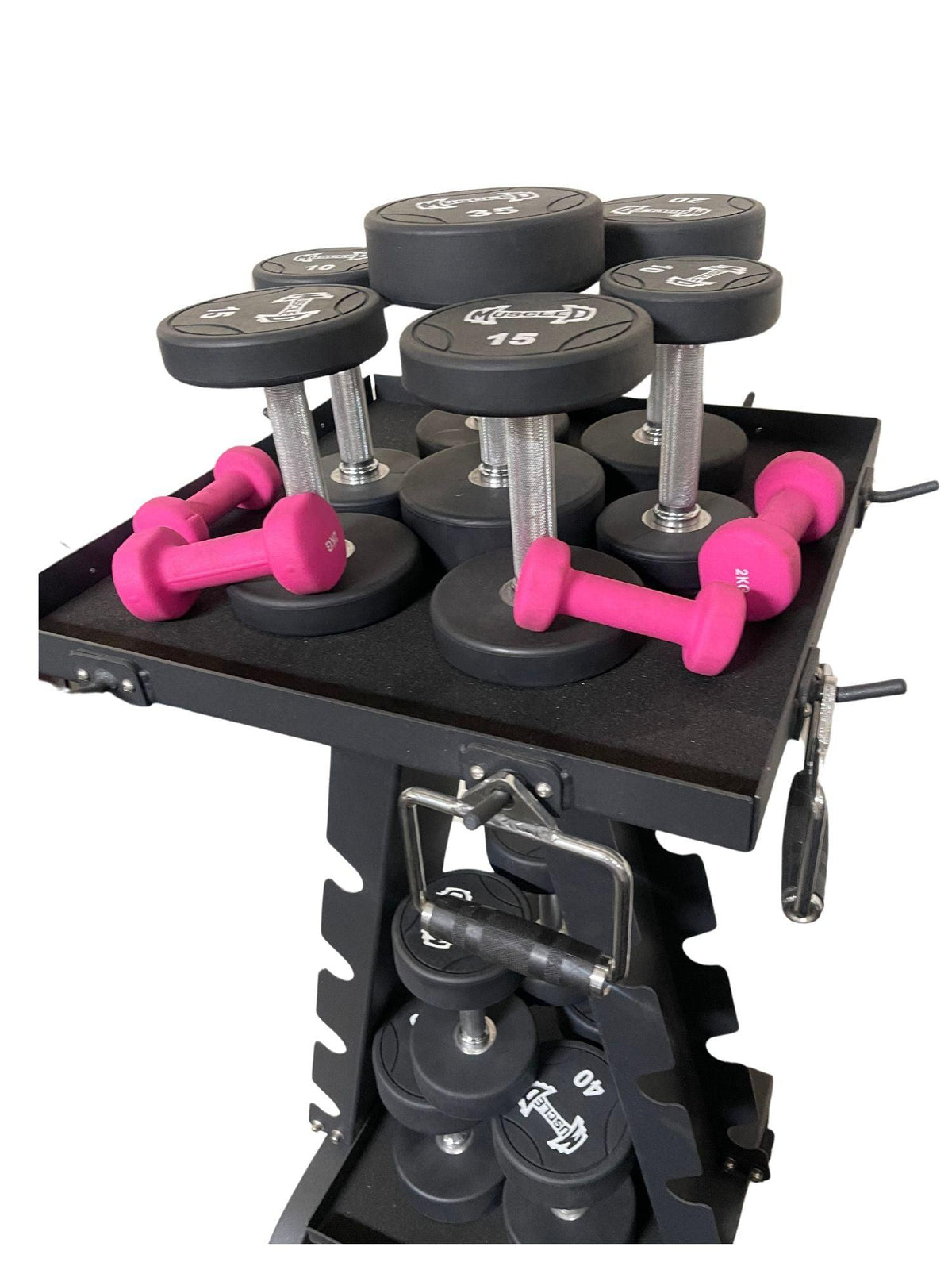 Muscle D Fitness Accessory Rack — view 10