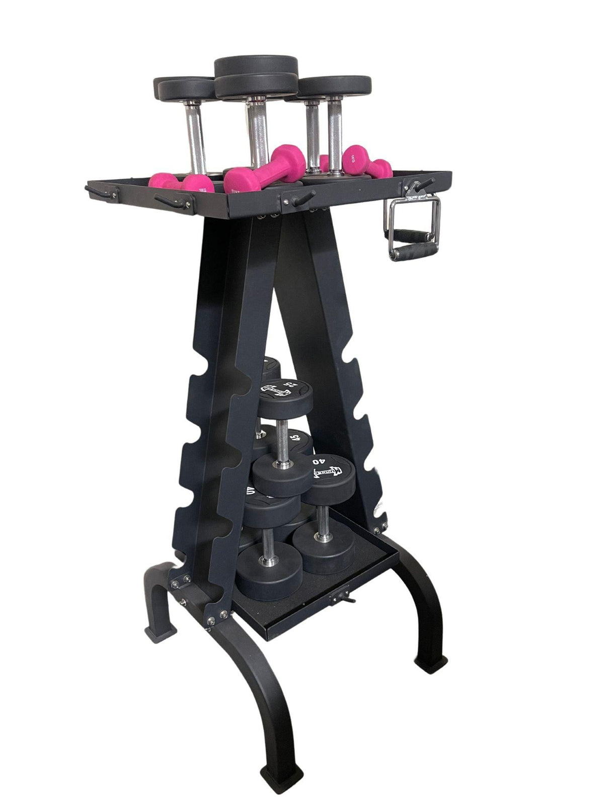 Muscle D Fitness Accessory Rack — view 11