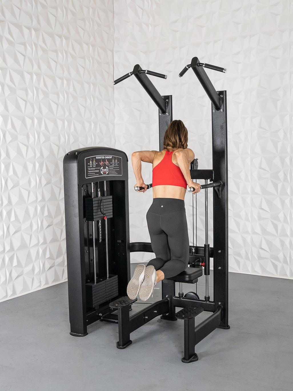 Muscle D Fitness Elite Selectorized Assisted Chin/Dip — view 7