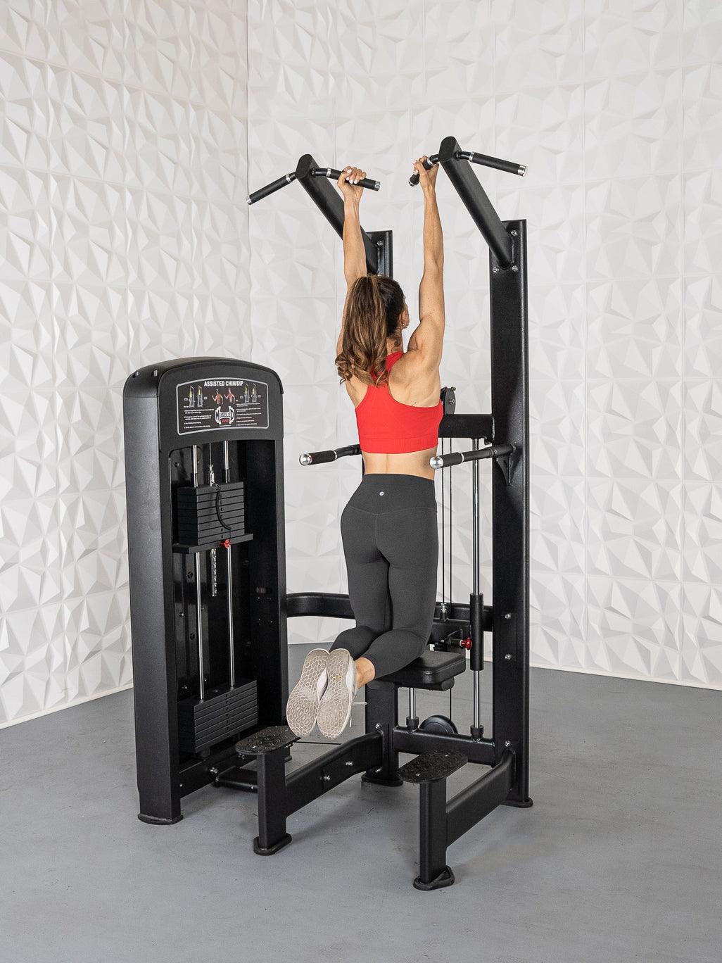 Muscle D Fitness Elite Selectorized Assisted Chin/Dip — view 5