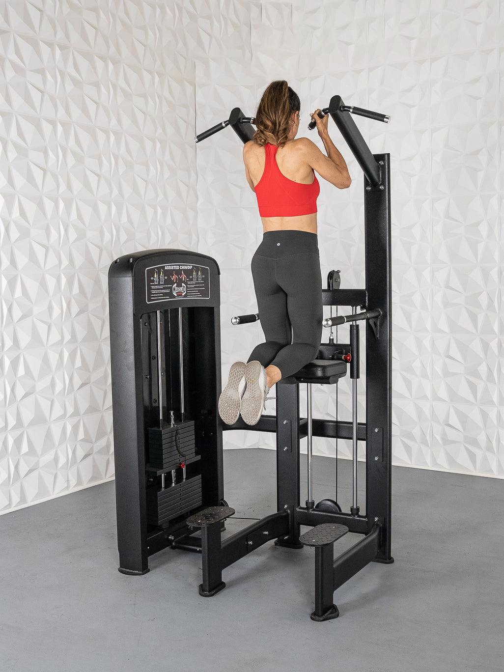 Muscle D Fitness Elite Selectorized Assisted Chin/Dip — view 6