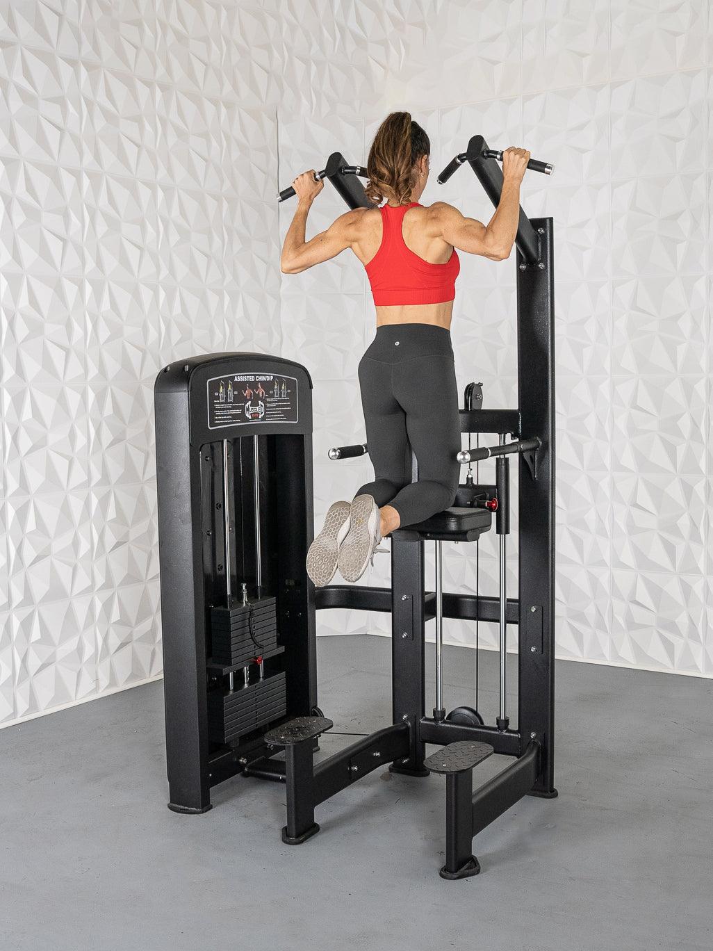 Muscle D Fitness Elite Selectorized Assisted Chin/Dip — view 4