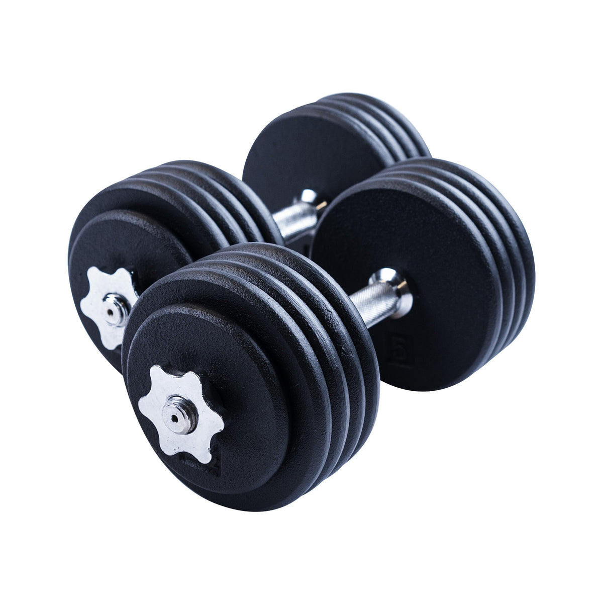 Body-Solid Tools 50 lb Adjustable Dumbbell Pair (BSTADBPR)