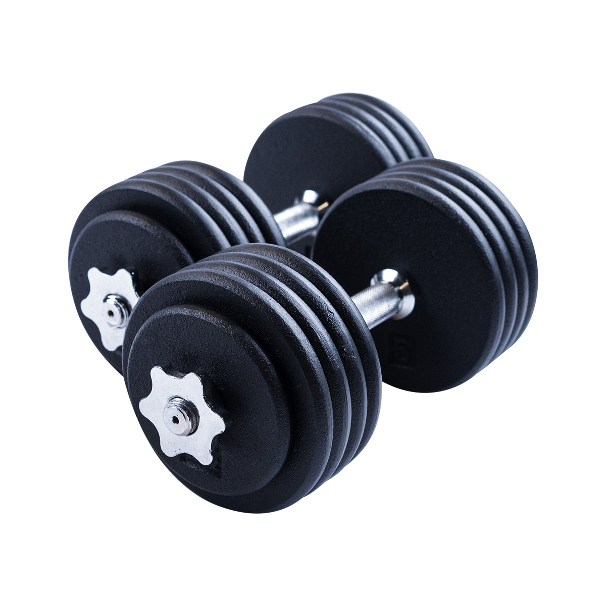 Body-Solid Tools 50 lb Adjustable Dumbbell Pair