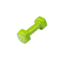 Body-Solid Tools Vinyl Dumbbells (BSTVD Series, 1-15 lb, Color-Coded)