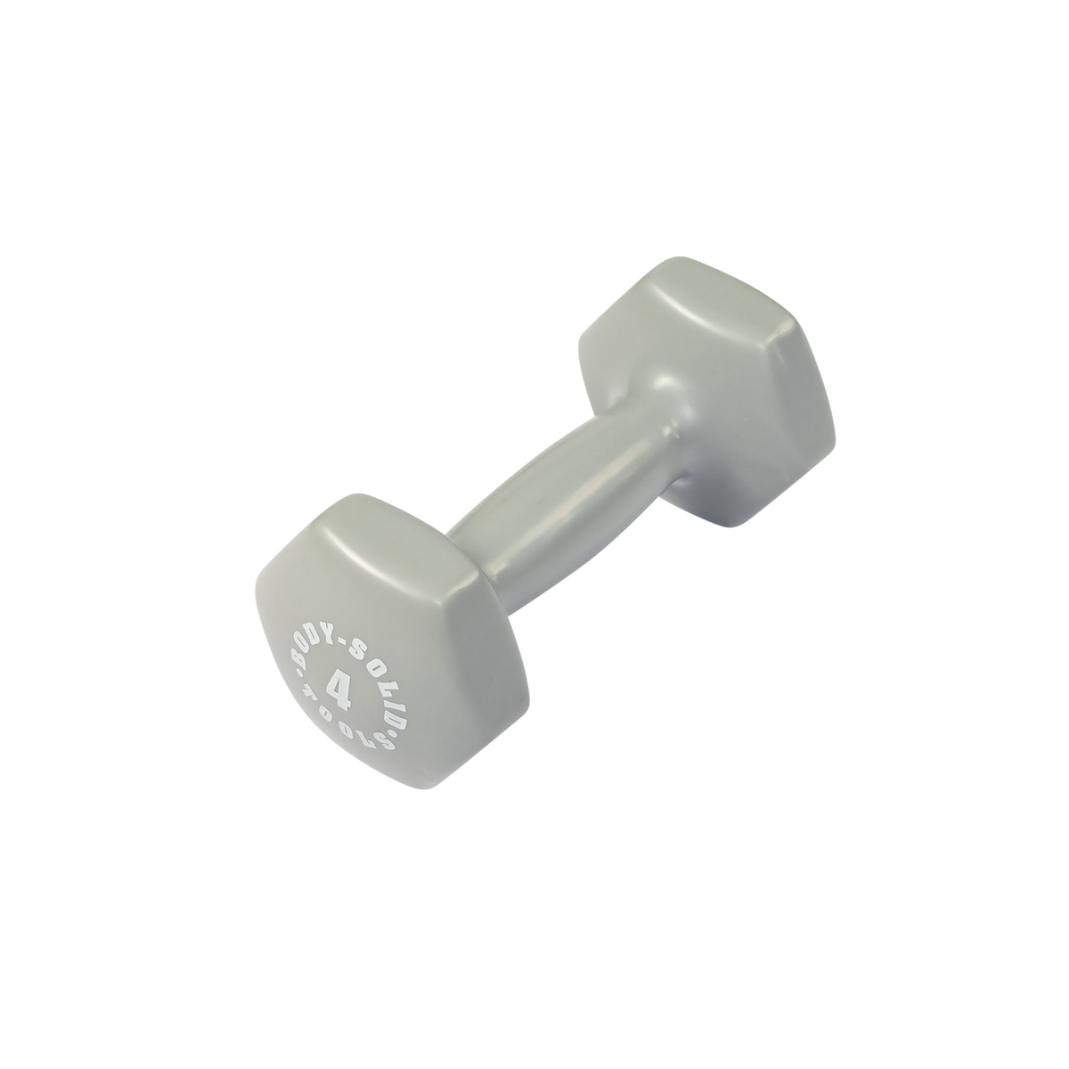 Body-Solid Tools Vinyl Dumbbells (BSTVD Series, 1-15 lb, Color-Coded)