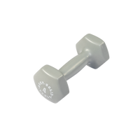Body-Solid Tools Vinyl Dumbbells (BSTVD Series, 1-15 lb, Color-Coded)