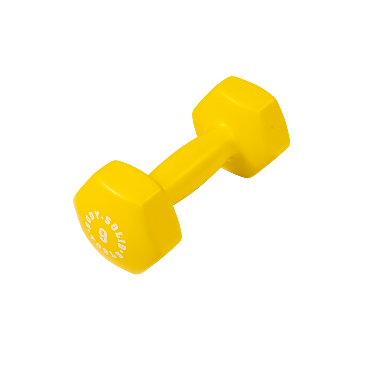 Body-Solid Tools Vinyl Dumbbells (BSTVD Series, 1-15 lb, Color-Coded)
