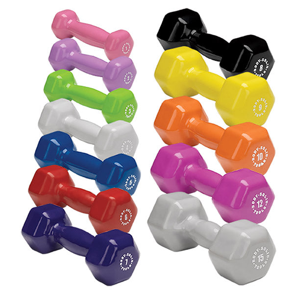 Body-Solid Tools Vinyl Dumbbell Sets (BSTVDS Series)
