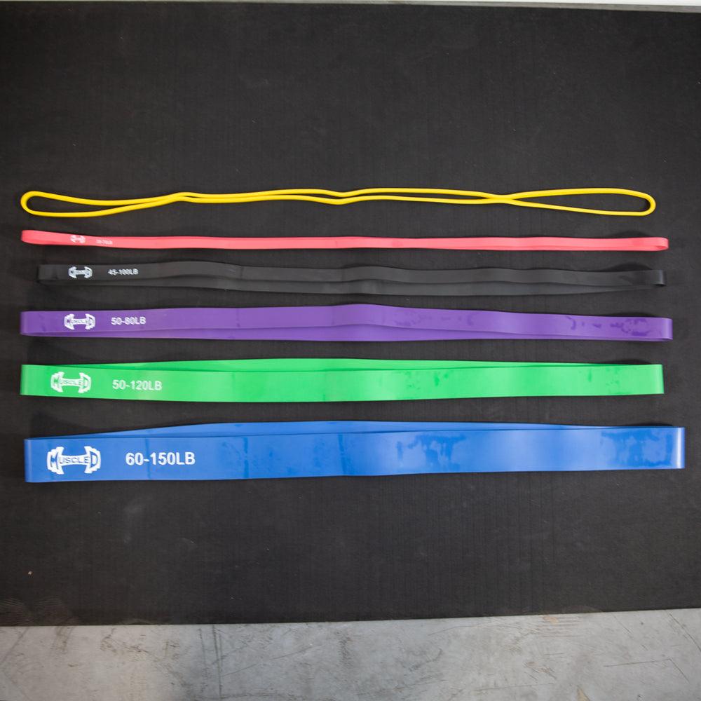 Muscle D Strength Bands - Muscle D Fitness - 41" Length - Multiple SIzes