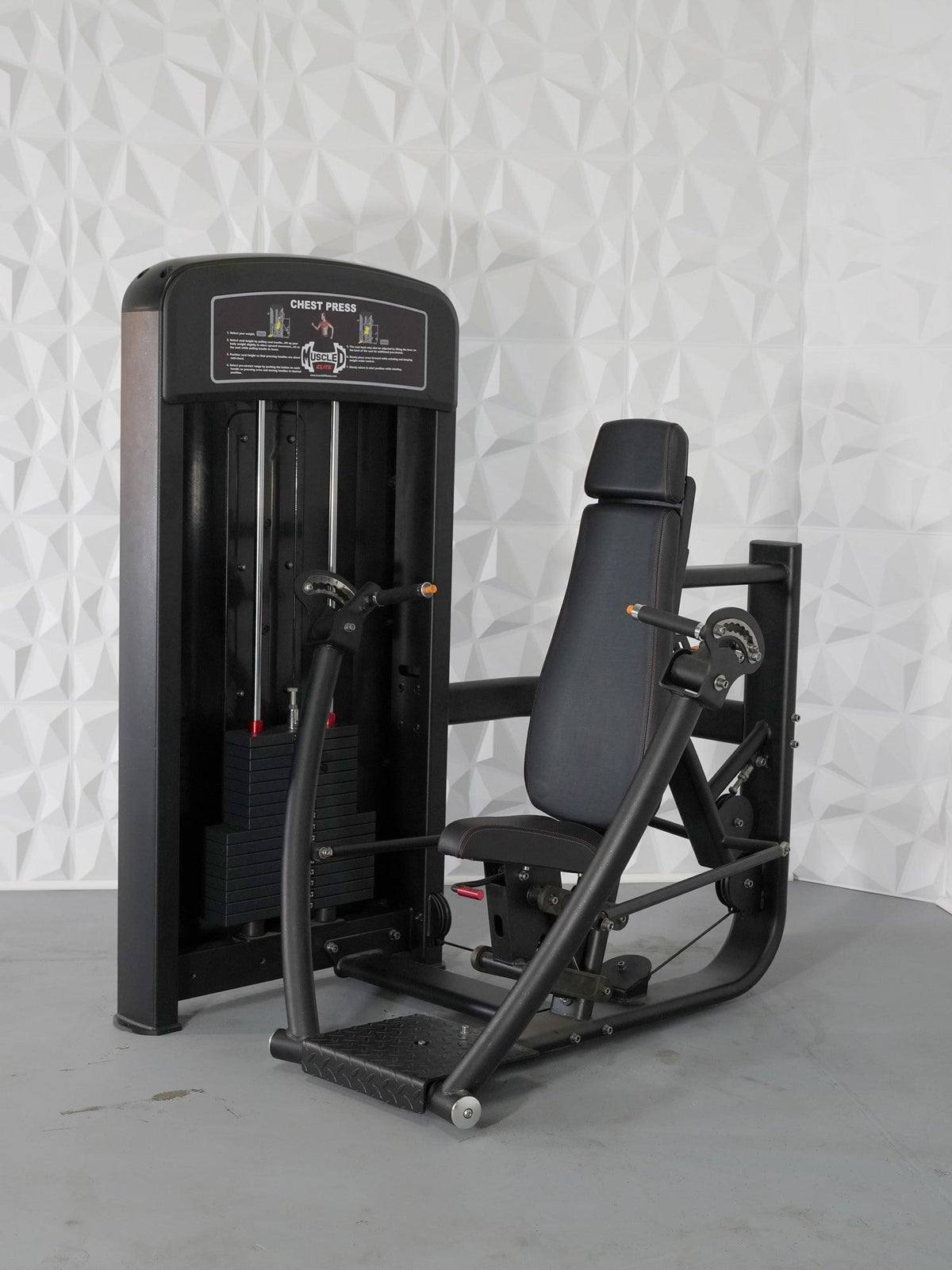 Muscle D Fitness Elite Selectorized Chest Press — view 2