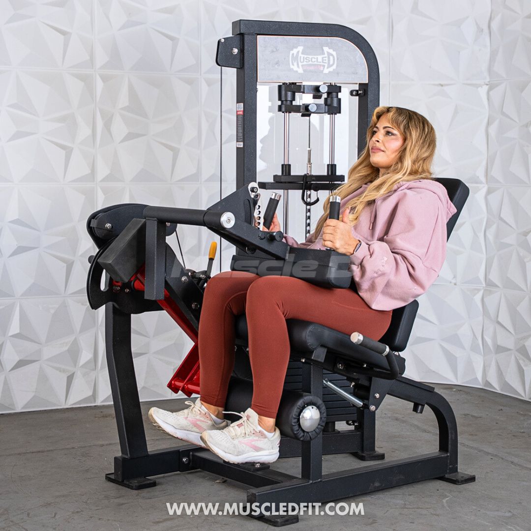 Classic V2 Selectorized Leg Extension / Seated Leg Curl Combo | Muscle D