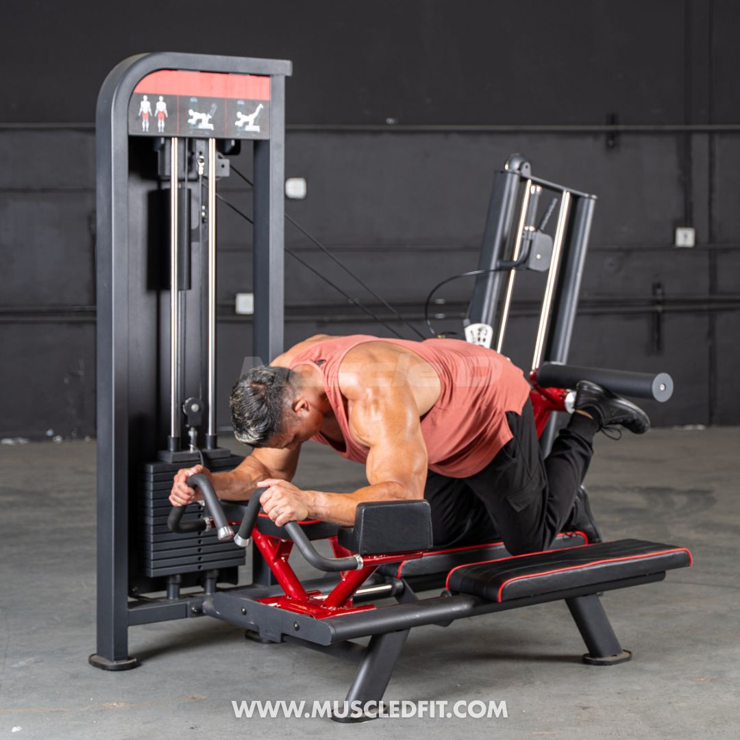 Classic V2 Selectorized Glute Kick Machine | Commercial Gym Equipment | Muscle D
