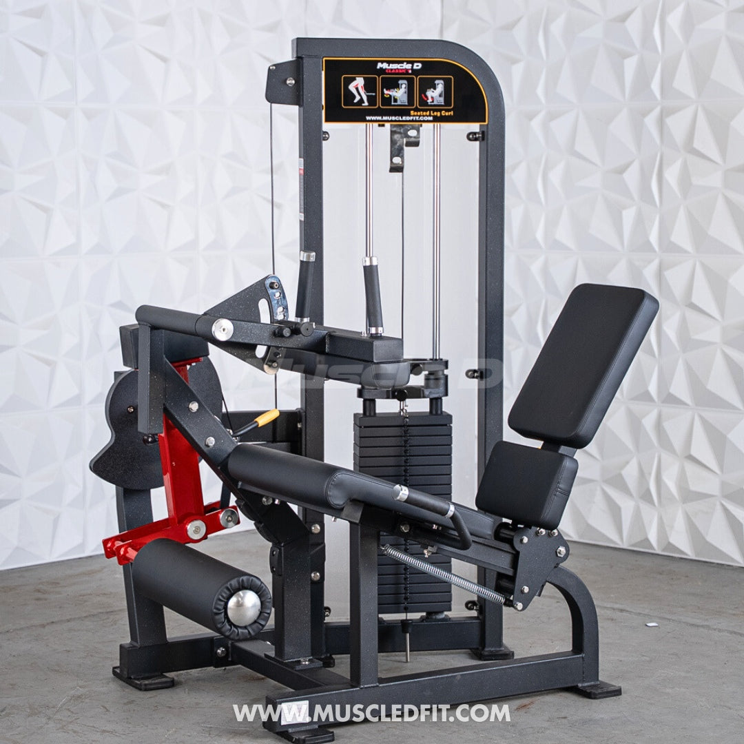 Classic V2 Selectorized Seated Leg Curl Machine – Muscle D Fitness