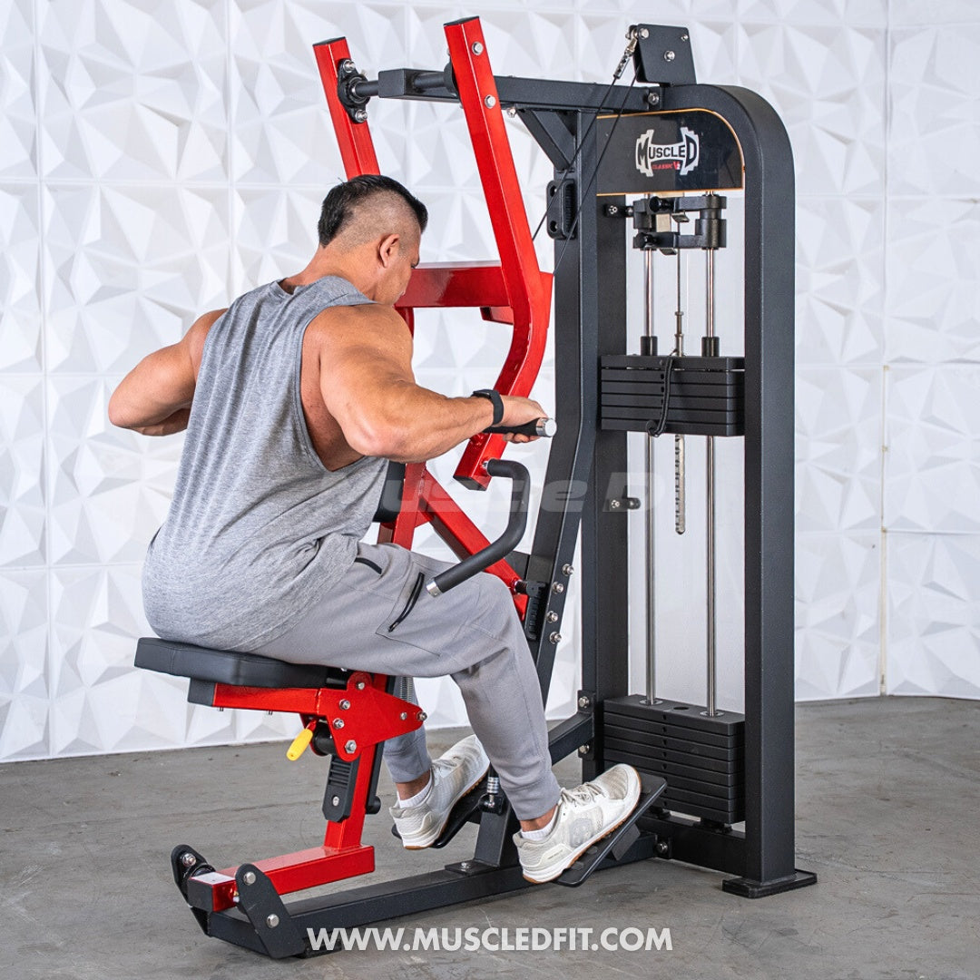 Classic V2 Selectorized Seated Row Machine – Commercial Grade, Multi-Grip