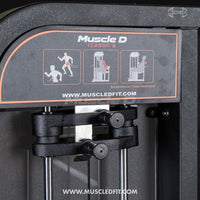 Classic V2 Selectorized Back / Ab Combo by Muscle D Fitness - Dual Function Core Machine
