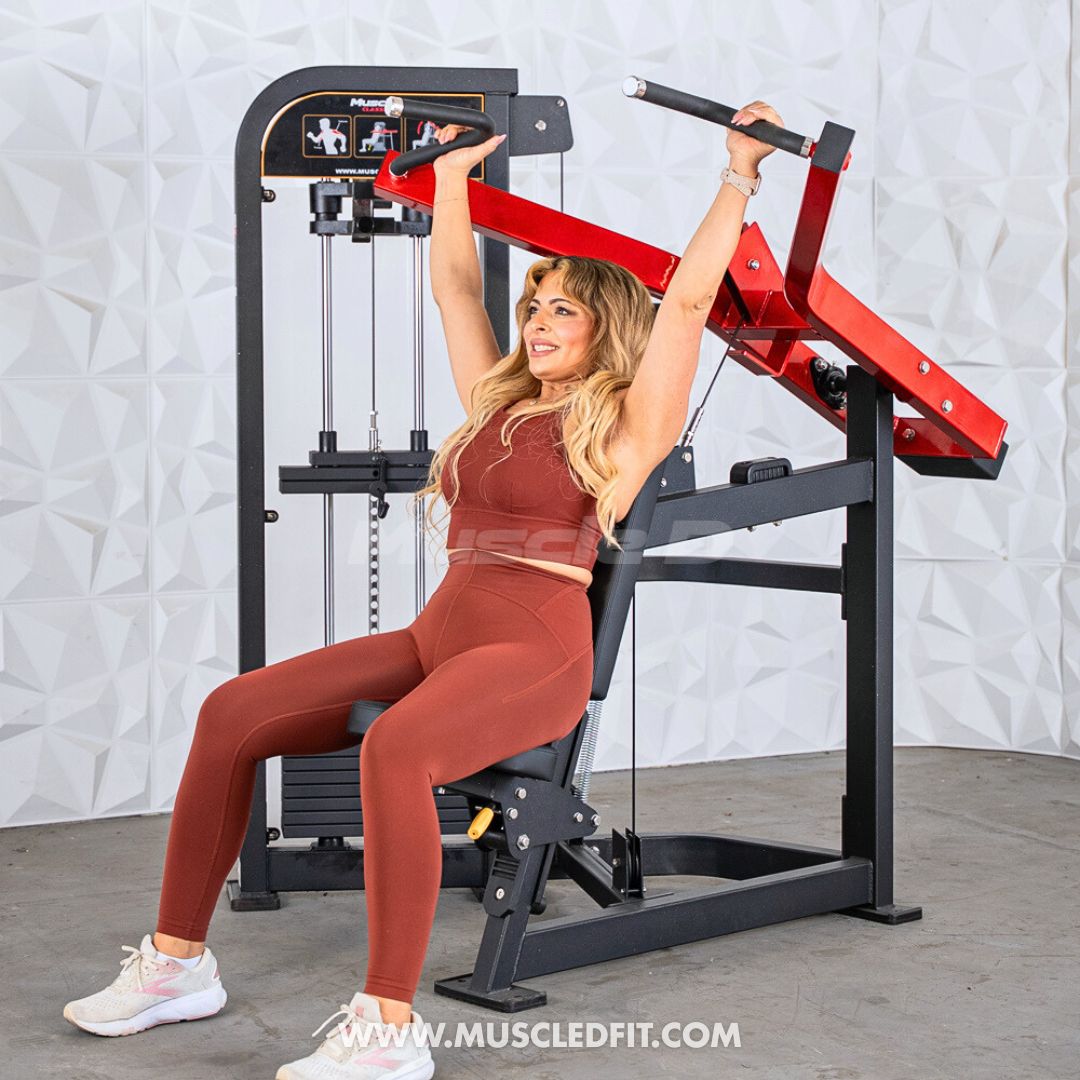 Classic V2 Selectorized Shoulder Press – Commercial Grade by Muscle D Fitness
