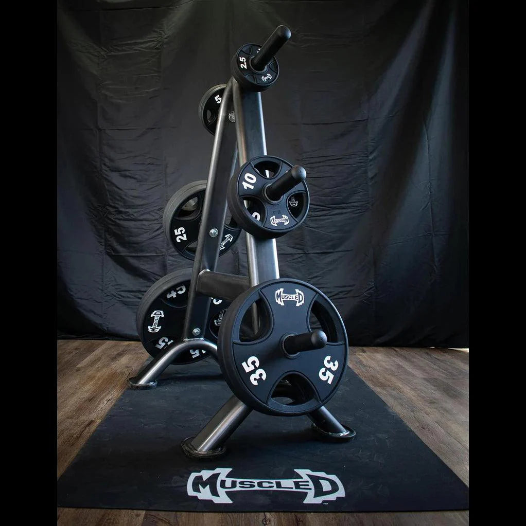 Muscle D Fitness Pro Urethane Coated Olympic Plates — view 6