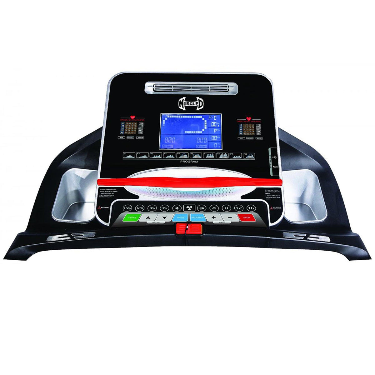 Muscle D Fitness Light Commercial Treadmill — view 2
