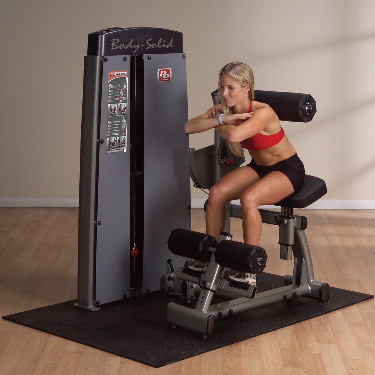 Body-Solid Pro Dual Ab Crunch & Back Extension Machine - Commercial Grade — view 4