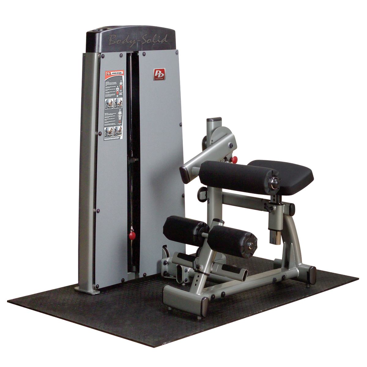 Body-Solid Pro Dual Ab Crunch & Back Extension Machine - Commercial Grade