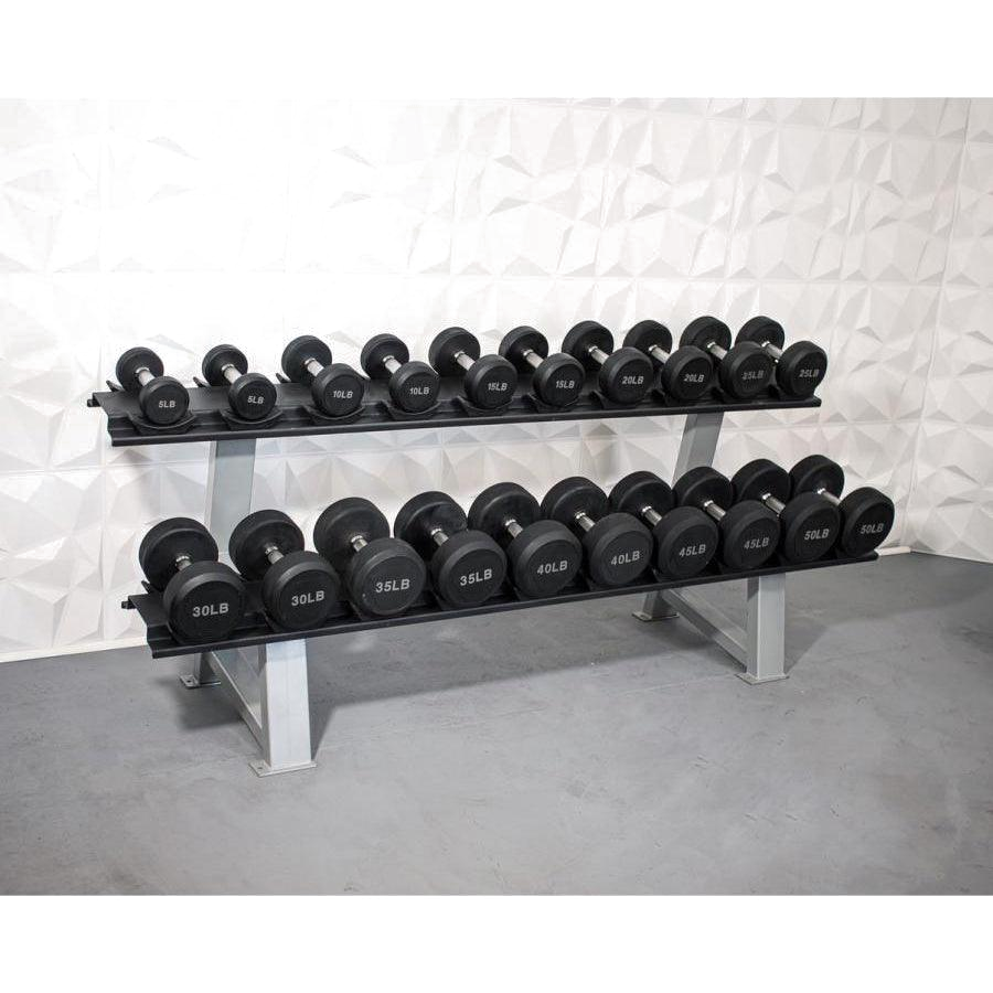 Muscle D Fitness Pro Rubber Dumbbells