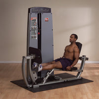 Body-Solid Pro Clubline Leg Press & Calf Raise Machine - 210lb Stack Commercial Grade — view 2