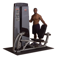 Body-Solid Pro Clubline Leg Press & Calf Raise Machine - 210lb Stack Commercial Grade