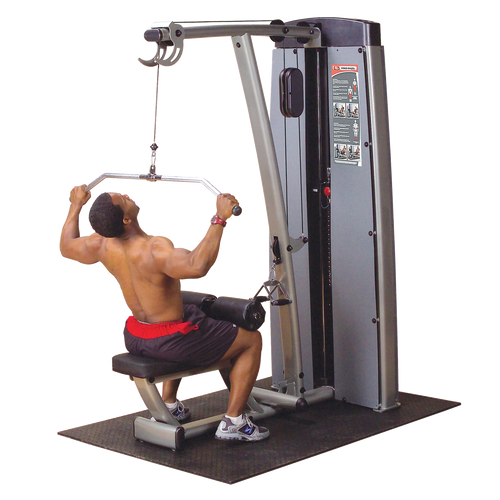 Body-Solid Pro Clubline Lat Pulldown & Mid Row Machine - Dual Adjustable Commercial