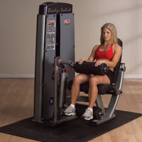 Body-Solid Pro Clubline Leg Extension & Curl Machine - 210lb Stack Commercial Grade — view 2