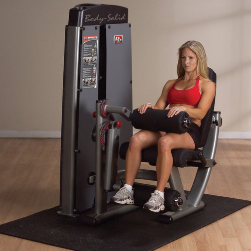 Body-Solid Pro Clubline Leg Extension & Curl Machine - 210lb Stack Commercial Grade — view 2